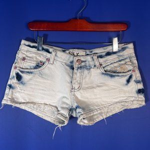 Sky Jeans Betty Boop Acid Wash Jean Shorts Size L